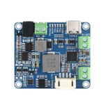 Waveshare Solar Power Manager Module (D), Support 6V~24V Solar Panel & Type-C Power Adapter, 5V/3A Output, Solar Controller USB, MPPT Solar Charger, with Battery Holder (Batteries Are Not Included)