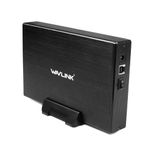 WAVLINK USB 3.0 harici sabit disk muhafazası, 3,5 inç SATA I/II/III SSD ve HDD sabit diskler için, UASP ve 12TB sürücüler için (sabit disk içermez)