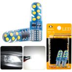 Waxen T10 Park Plaka Tavan Iç Aydınlatma Ampulü Cob LED Dipsiz W5W 194 6500K Beyaz Güçlü Işık