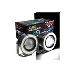 Waxen Universal Mercekli Angel Led Halkalı Beyaz Sis Farı Metal Gövde 89mm