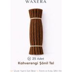 Waxera Kahverengi Şönil Tel 25 Adet 30 cm | Kendin Yap Çiçek ve Hobi Tasarım Malzemesi