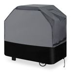 Waykea Weber Char-Broil Dyna Glo Nexgrill Kömür Gazlı Izgara için Ağır Hizmet Tipi Izgara Kapağı 100 cm (110 cm G x 600 cm D x 113 cm Y, Gri/Siyah)