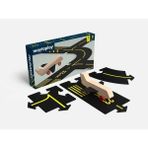 Waytoplay - Runway - 9 Parça (1 Uçak + 8 Yol) - Antrasit - Siyah