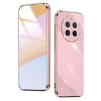 WBWONE Realme 12 Pro / 12 Pro+ Plus 5G için Yumuşak TPU Kılıf, İnce Kaymaz Esnek Koruyucu Darbe Emici Altın Bordür Kaplama Telefon Kılıfı Tampon - Mor