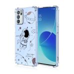 WBWONE Realme C55 Kılıf için Yumuşak TPU Kılıf, İnce Kaymaz Esnek Koruyucu Darbe Emici Boyalı Baskı Desen Şeffaf Telefon Kabuk Tampon (A19)