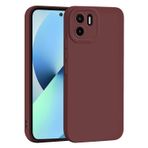 WBWONE Xiaomi Redmi A1 / A2 için kılıf, silikon cep telefonu kılıfı ultra ince yumuşak TPU kamera her şey darbeye dayanıklı koruyucu kılıf dahil - şarap kırmızısı