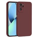 WBWONE Xiaomi Redmi Note 10 4G (6,43 inç) için kılıf | Note 10s kılıf, silikon cep telefonu kılıfı ultra ince yumuşak TPU kamera her şey darbeye dayanıklı koruyucu kılıf dahil - şarap kırmızısı