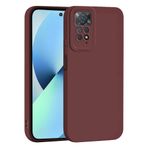WBWONE Xiaomi Redmi Note 11 Pro 5G/4G / Note 12 Pro 4G için kılıf, silikon cep telefonu kılıfı ultra ince yumuşak TPU kamera her şey darbeye dayanıklı koruyucu kılıf dahil - şarap kırmızısı