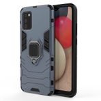 WBWONE Xiaomi Redmi Note 13 Pro 4G / Poco M6 Pro 4G için kılıf, TPU/PC darbeye dayanıklı cep telefonu kılıfı 360° dönebilen parmak halkası standı, yumuşak silikon tampon koruyucu kılıf, mavi