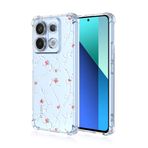 WBWONE Xiaomi Redmi Note 13 Pro 4G / Poco M6 Pro 4G için Yumuşak TPU Kılıf, İnce Kaymaz Esnek Koruyucu Darbe Emici Boyalı Baskı Deseni Şeffaf Telefon Kılıfı Tampon (A94)
