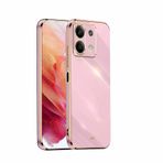 WBWONE Xiaomi Redmi Note 13 Pro 5G için Yumuşak TPU Kılıf, İnce Kaymaz Esnek Koruyucu Darbe Emici Altın Kenar Kaplama Telefon Kılıfı Tampon - Mor