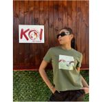 Wc Dollar / Kadın Haki Renk T-Shirt - M