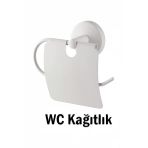 Wc Kağıtlık Tuvalet Kağıtlığı Beyaz Renk