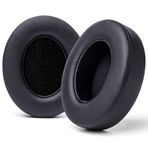 WC Kötü Yastıklar Beats için Yedek Kulak Pedleri Studio 2 & 3 (B0501, B0500) Kablolu ve Kablosuz | Beats solo uymuyor | Daha yumuşak PU deri, gelişmiş köpük ve daha güçlü yapıştırıcı | Siyah