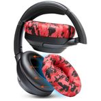 WC SweatZ XM3 - WC tarafından Sony WH1000XM3 için Patentli Koruyucu Earpad Sweat Kılıfları | Sony WH-1000XM3 Kulaklıklar için Silikon Kulak Kılıfları | Ter geçirmez ve Kolayca Yıkanabilir | Kırmızı