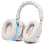 WC SweatZ XM5 - WC tarafından Sony WH1000XM5 için Patentli Koruyucu Kulaklık Kulak Kılıfları | Yalnızca Sony XM5 Kulak Üstü Kulaklıklarla Uyumlu | Ter geçirmez ve Kolayca Yıkanabilir | Gümüş