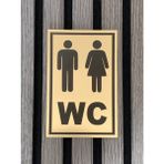 Wc Yazıları 3 Lü Set Tek Fiyata - 9x13cm - 1 Adet