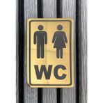 Wc Yazısı - Gold