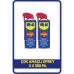 WD-40 350 ml x 2 Çok Amaçlı Sprey, Temizlik ve Koruma Sağlayan Etkili Yağlayıcı
