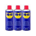 WD-40 Çok Amaçlı Koruyucu ve Pas Sökücü 400 ml Akıllı Silikonlu Yağlayıcı Ürün 3 Adet