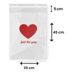 WD-40 Just For You Baskılı - Beyaz Cepsiz Kargo Poşeti 35X45X5 - 100 Adet