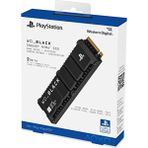 WD Black 2TB SN850P 7300MB/S-6600MB/s PS5 Konsolları için Resmi Lisanslı Soğutuculu NVMe M.2 SSD WDBBYV0020BNC-WRSN