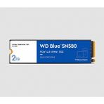 WD Blue SN580 2TB NVMe SSD M.2 PCIe 2000 MB/s Okuma ve Yazma Hızı ile Yüksek Performans