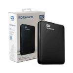 WD Elements 2 TB 2,5" USB 3.0 Harici HDD Siyah Yüksek Performans ve Hızlı Veri Aktarımı