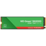 WD Green M.2 NVMe SN3000 500GB SSD 5000/4000MB/s Okuma Yazma Hızı E-Sata Bağlantı Tipi