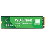 WD Green SN3000 NVMe SSD, PCIe Gen 4, 500GB