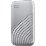 WD My Passport™ SSD 2TB Silver, 1050MB/s Read, 1000MB/s Write, PC & Mac Compatiable