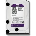 Wd Purple 2 Tb 3.5" 5400 Rpm Sata 3 WD20PURX Güvenlik Harddisk - Mor