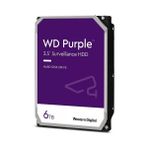 Wd Purple 6tb 5400RPM 256MB Sata3 WD64PURZ 7/24 HDD Resmi Disti Garantili