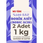 WD Türk 2 Adet Borik Asit Saf Katkısız 1 kg