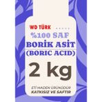 WD Türk Borik Asit Saf Katkısız 2 kg