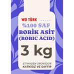 WD Türk Borik Asit Saf Katkısız 3 kg