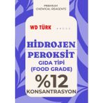 WD Türk Gıda Tipi Hidrojen Peroksit %12 500 ml