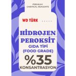 WD Türk Gıda Tipi Hidrojen Peroksit %35 100 ml