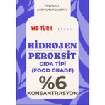 WD Türk Gıda Tipi Hidrojen Peroksit %6 750 ml