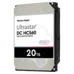 WD Ultrastar HC560 WUH722020BLE6L4 20TB 7200RPM 3,5" SE SATA HDD 0F38785