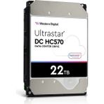Wd Ultrastar, WUH722222ALE6L4, 3.5", 22TB, 512MB, 7200 Rpm, 7/24 Enterprise, Data Center-Güvenlik-Nas-Server, HDD (Dc HC570) (0F48155) (Türkiye Distribütörü Garantili) - 2 TB
