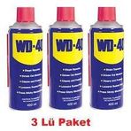 WD40 400 ml 3 Adet Çok Amaçlı Pas Sökücü