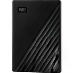 WDBYVG0010BBK-WESN, My Passport, 1TB, 2.5", USB3.2, Taşınabilir, Harici HDD, Siyah