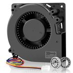 Wderair 120 mm x 32 mm Çift Bilyalı DC Üfleyici Santrifüj Fan 12 V 4 Pin PWM Büyük Hava Akışı Kendin Yap Hava Egzoz Havalandırma Soğutma için