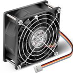 Wderair 90mm x 38mm PWM Çift Top Durumda Fan 12 V 4Pin Yüksek Statik Basınç Kutu Raf Egzoz Havalandırma Soğutma
