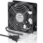 Wderair EC 120 mm x 38 mm Eksenel Fan AC 110 v 120 v 220 v 240 v Bilyalı Rulman Sunucu Rafı Endüstriyel Kasa Soğutma için Yüksek Hava Akışı