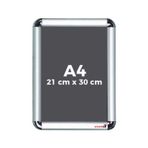 WDM A4 Çerçeve - Rondo A4 Afiş Çerçevesi - Açılır Kapanır Aluminyum Çerçeve - Belge Çerçevesi