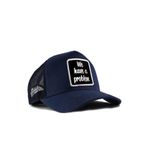 We Have a Problem Logolu Lacivert Trucker Şapka