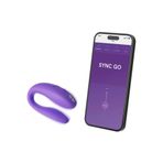 We-Vibe Sync Go Giyilebilir Mor Vibratör