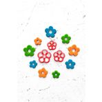 WE3D Çiçek Polimer Kil Seramik Hamuru Kalıp Seti 2 - 2,5 - 3cm